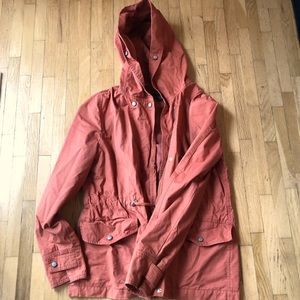 Parka hooded Coffee Shop rust colored  S